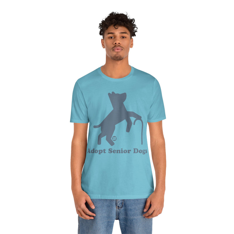 Load image into Gallery viewer, Adopt Senior Dogs Unisex Jersey Short Sleeve Tee
