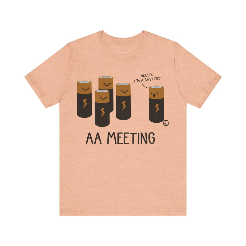 Load image into Gallery viewer, AA Meeting Unisex Tee
