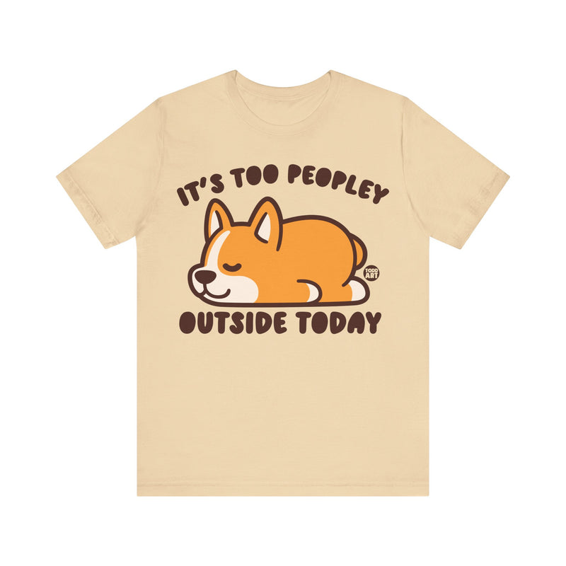 Load image into Gallery viewer, Too Peopley Outside Dog Unisex Jersey Short Sleeve Tee
