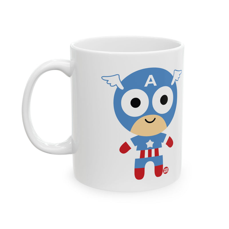 Load image into Gallery viewer, Captain America Coffee Mug, Cute Super Hero Coffee Mug
