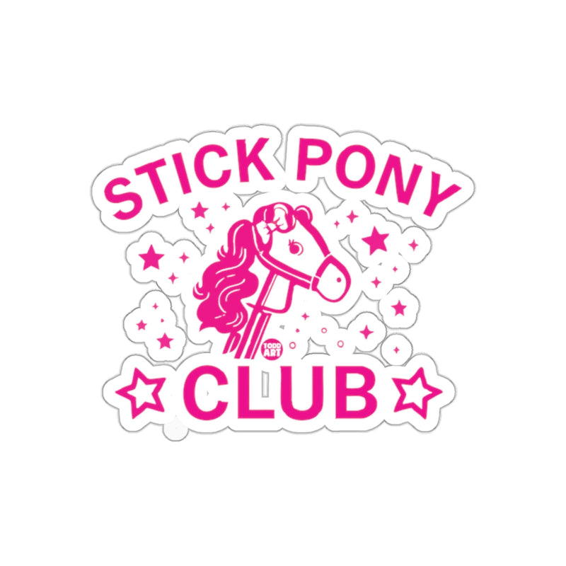 Load image into Gallery viewer, Stick Pony Club Cute Horse Design Sticker
