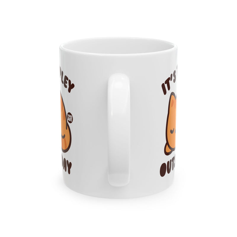 Load image into Gallery viewer, Too Peoplely Outside Cat Mug, Funny Mugs for Him, Sarcastic Mens Mug, Funny Coffee Mug Men
