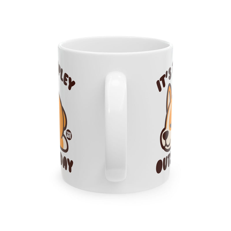 Load image into Gallery viewer, Too Peoplely Outside Dog Mug, Funny Mugs for Him, Sarcastic Mens Mug, Funny Coffee Mug Men
