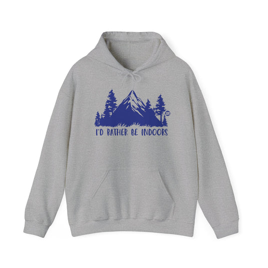 Rather Be Indoors Hoodie, Funny Hooded Sweatshirt, Indoors Person Hoodie