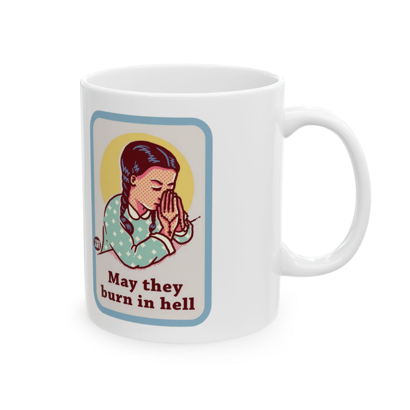 Load image into Gallery viewer, BURN IN HELL Ceramic Mug 11oz
