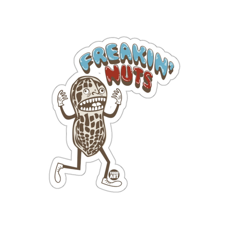 Load image into Gallery viewer, Freakin' Nuts Todd Art Sticker fun and quirky design
