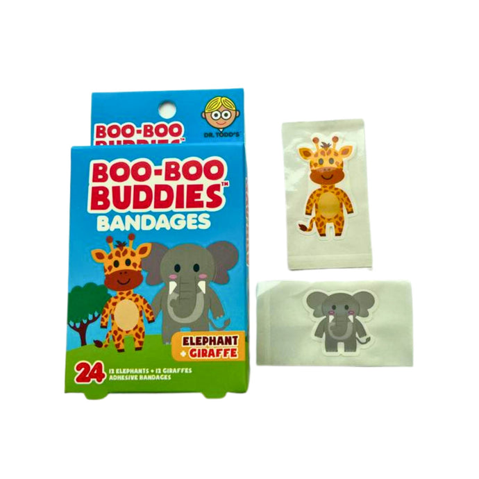 Boo-Boo Buddies Elephant and Giraffe Bandages