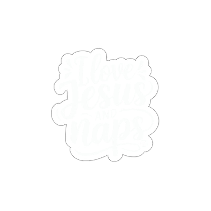 Load image into Gallery viewer, I Love Jesus and Naps Sticker Religious Vinyl Decal

