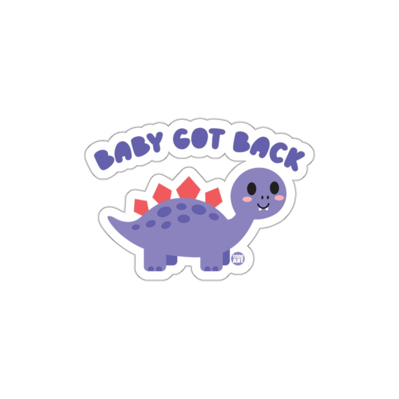 Load image into Gallery viewer, Baby Got Back Dinosaur Kids Sticker product
