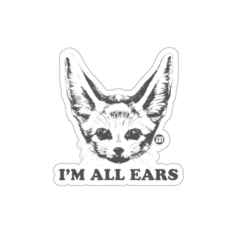 Load image into Gallery viewer, I'm All Ears Todd Art Sticker
