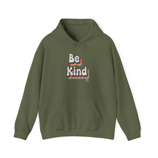 Be Kind Retro Hoodie, Cool Retro Hooded Sweatshirt, Kindness Hoodie