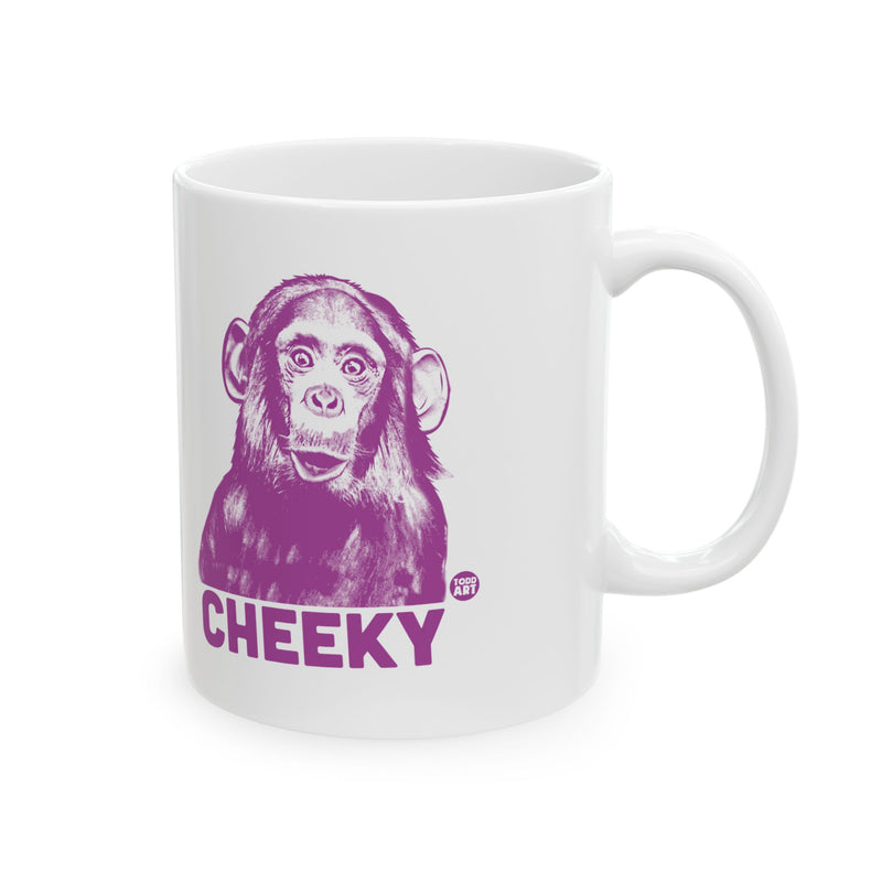 Load image into Gallery viewer, Cheeky Monkey Coffee Mug, Funny Monkey Coffee Mug, Cheeky Mugs
