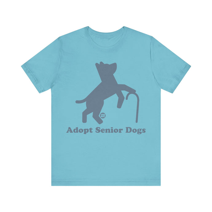 Adopt Senior Dogs Unisex Jersey Short Sleeve Tee