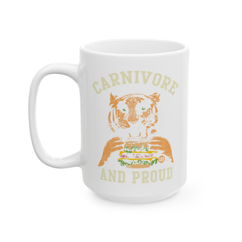 Load image into Gallery viewer, Carnivore and Proud Tiger Design Mug for Coffee Lovers
