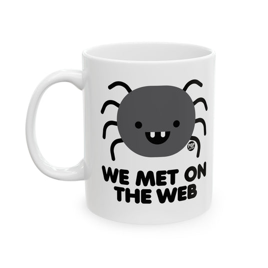 We Met On Web Spider Mug