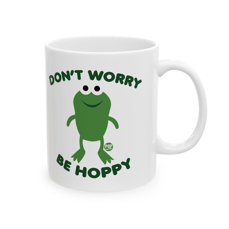 Load image into Gallery viewer, Don&#39;t Worry Be Hoppy Frog Mug
