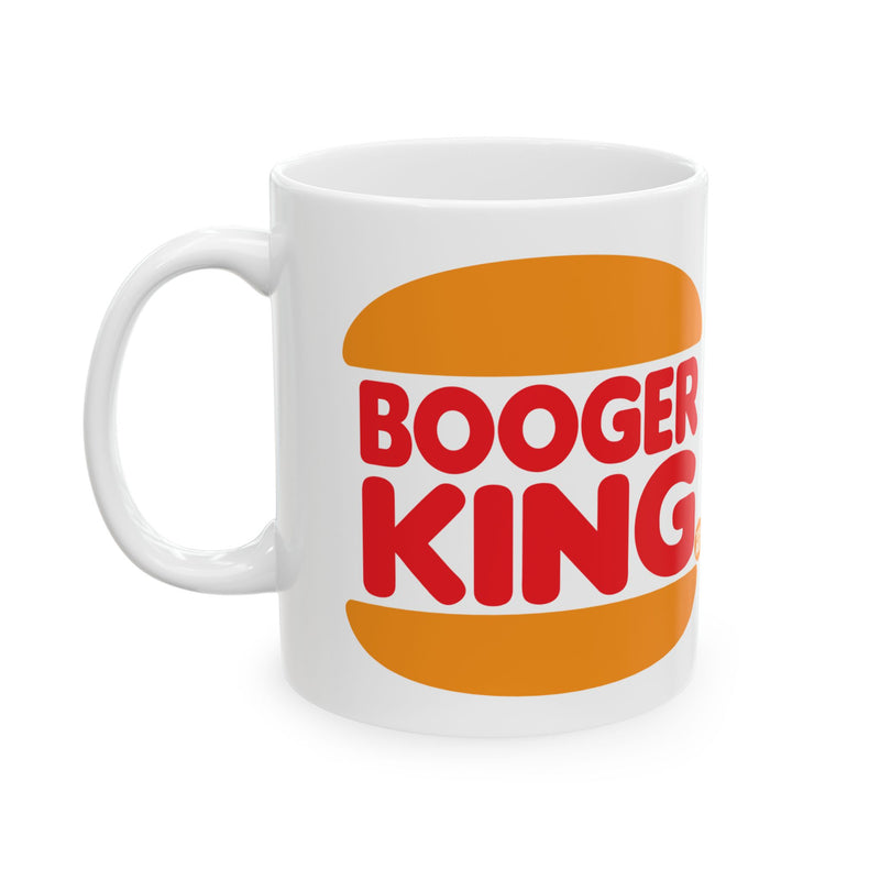 Load image into Gallery viewer, Booger King Coffee Mug, Funny Burger King Meme Mug
