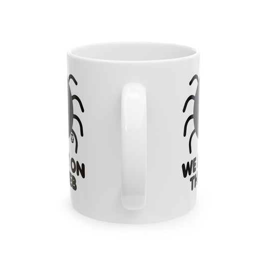 We Met On Web Spider Mug