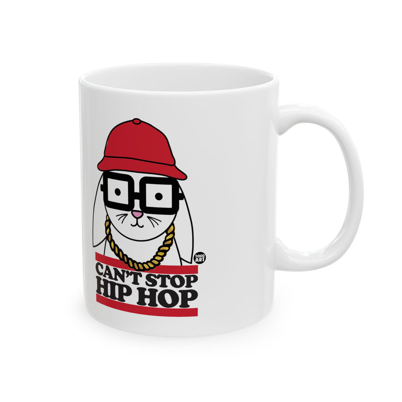 Load image into Gallery viewer, Can&#39;t Stop Hip Hop Coffee Mug, Funny Hip Hop Bunny Coffee Mug
