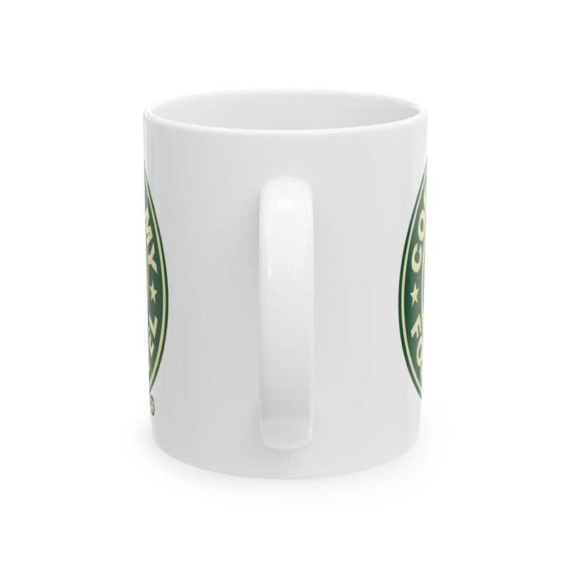 Load image into Gallery viewer, Coffee Fossil Fuel Dino Mug, Funny Mugs for Him, Sarcastic Mens Mug, Funny Coffee Mug Men
