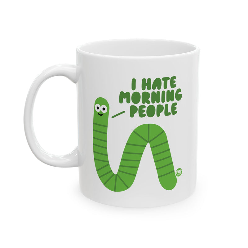 Load image into Gallery viewer, I Hate Morning People Worm Mug
