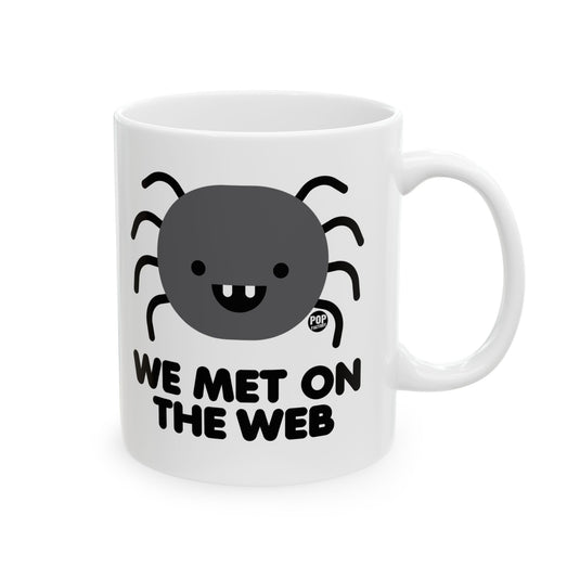 We Met On Web Spider Mug