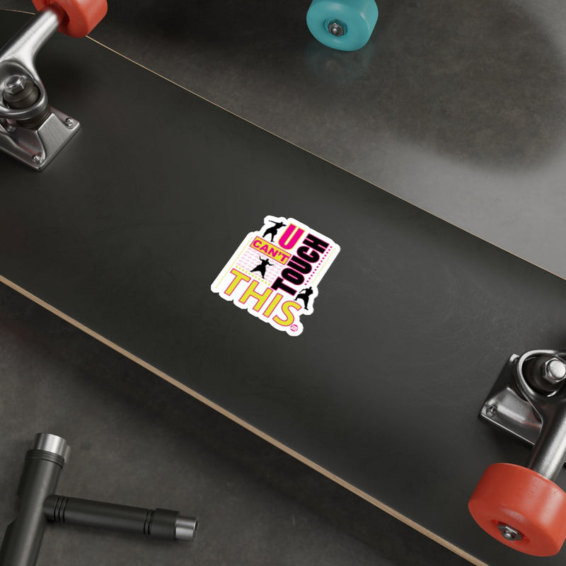Load image into Gallery viewer, You Can't Touch This Cool Skateboard Sticker
