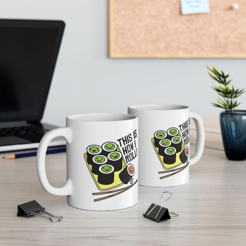 Load image into Gallery viewer, This Is How I Roll Sushi Mug For Sushi Lovers
