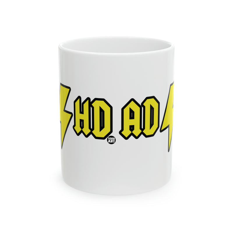 Load image into Gallery viewer, ADHD 11oz White Mug, ADHD Pun Mugs, Funny ADHD Mugs
