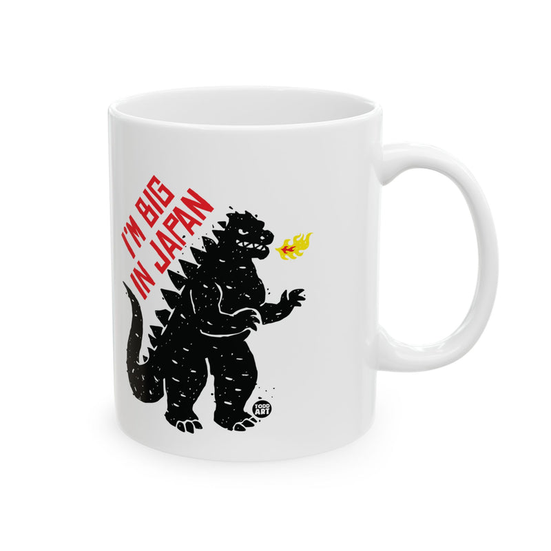 Load image into Gallery viewer, Big in Japan Godzilla Mug, Godzilla Fan Mug, Funny Godzilla Mug
