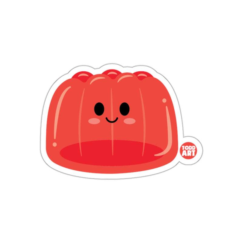 Load image into Gallery viewer, Cute Smiling Red Jello Cartoon Sticker for All Ages
