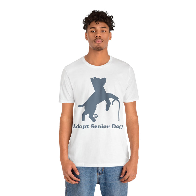 Load image into Gallery viewer, Adopt Senior Dogs Unisex Jersey Short Sleeve Tee
