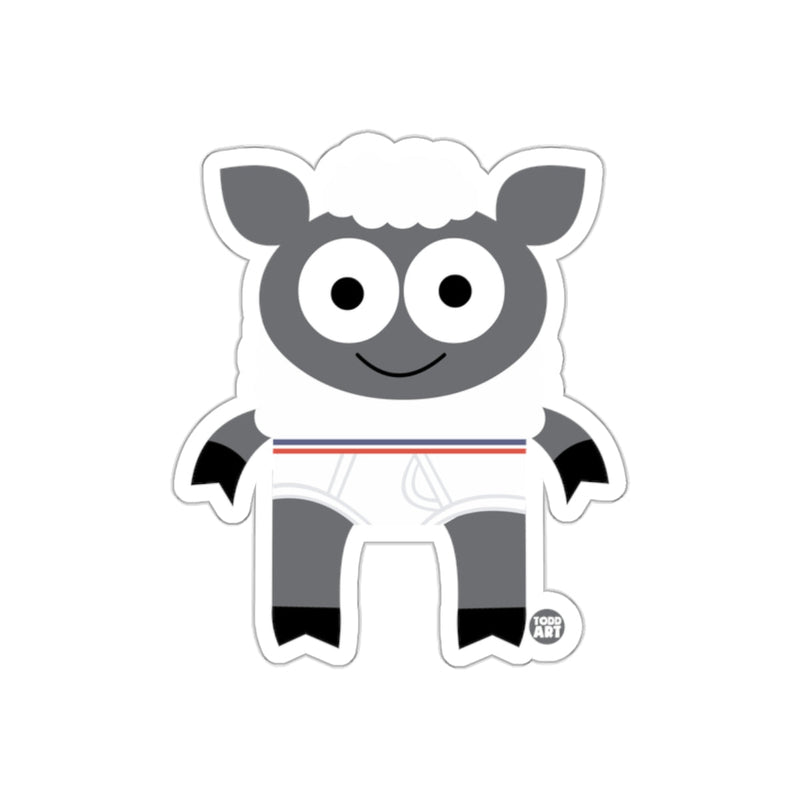 Load image into Gallery viewer, Adorable Cartoon Sheep with Large Eyes Sticker
