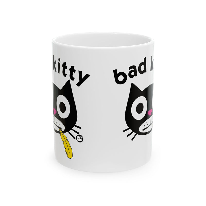 Load image into Gallery viewer, Bad Kitty Mug, Funny Bad Cat Mug, Funny Cat Owner Mug Gift
