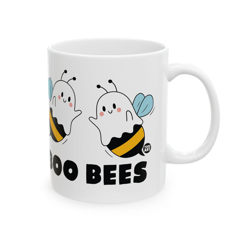 Load image into Gallery viewer, Boo Bees Coffee Mug, Funny Ghost Bees Mug, Adult Humor Halloween Mug Gift
