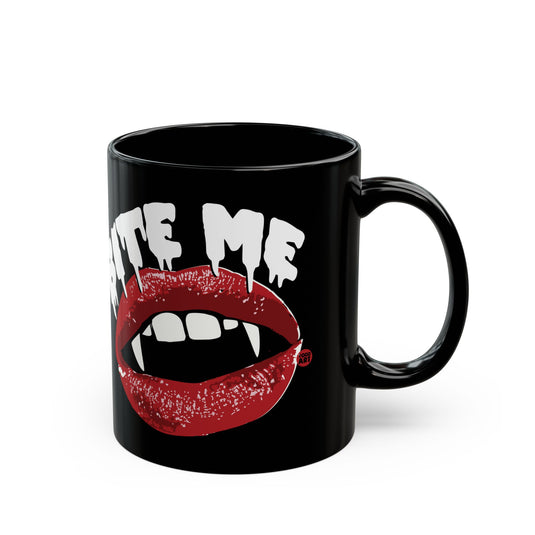 Bite Me Vampire Mug, Funny Mugs for Him, Sarcastic Mens Mug, Funny Coffee Mug Men