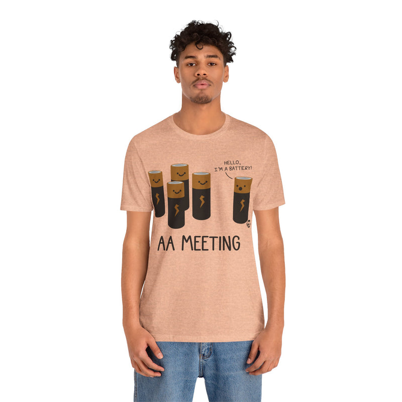 Load image into Gallery viewer, AA Meeting Unisex Tee
