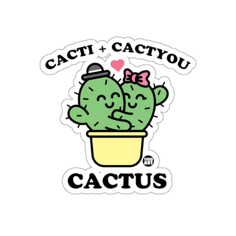 Load image into Gallery viewer, Cacti and Cactyou Cute Decorated Cactus Sticker
