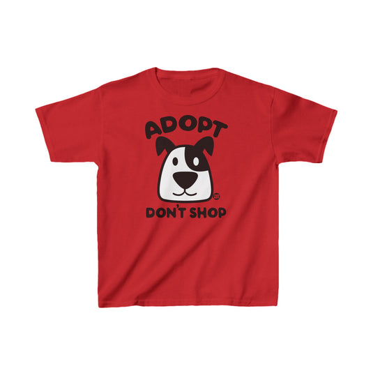 Adopt Don't Shop Dog Tee, Cute Dog Tshirt for Kids, Cute Kids Tees, Dog Shirt For Kids, Pet Adoption Kids Shirt