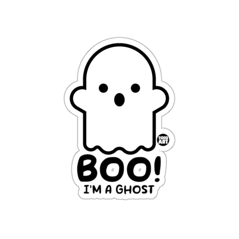 Load image into Gallery viewer, Ghost Boo I'm A Ghost Funny Halloween Sticker
