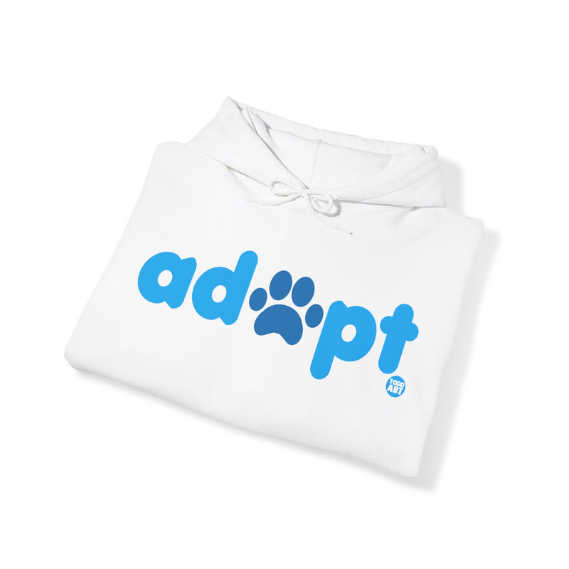 Load image into Gallery viewer, Adopt Paw Print Unisex Heavy Blend Hooded Sweatshirt
