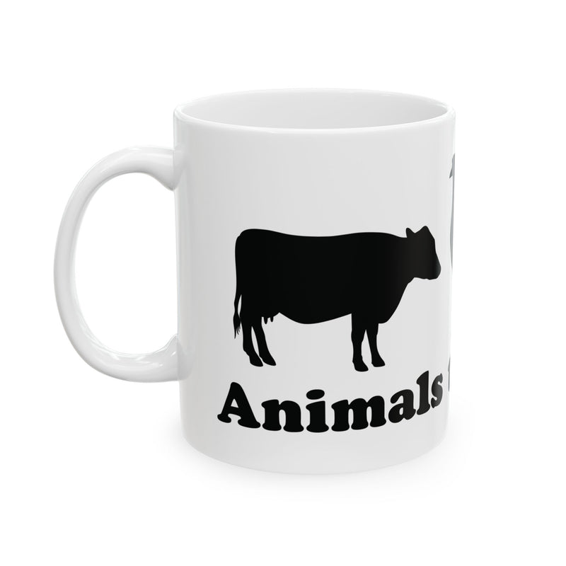 Load image into Gallery viewer, Animals Taste Good Mug, Carnivore Mug, Meat Lover Mug
