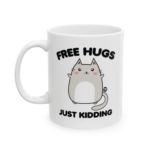 Free Hugs Cat Mug