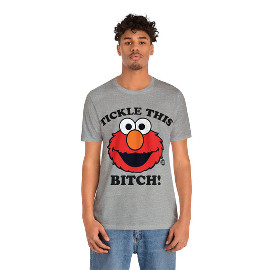 Tickle This Elmo Parody Unisex Tee, Adult Humor Tee, Cartoon Tee Adult