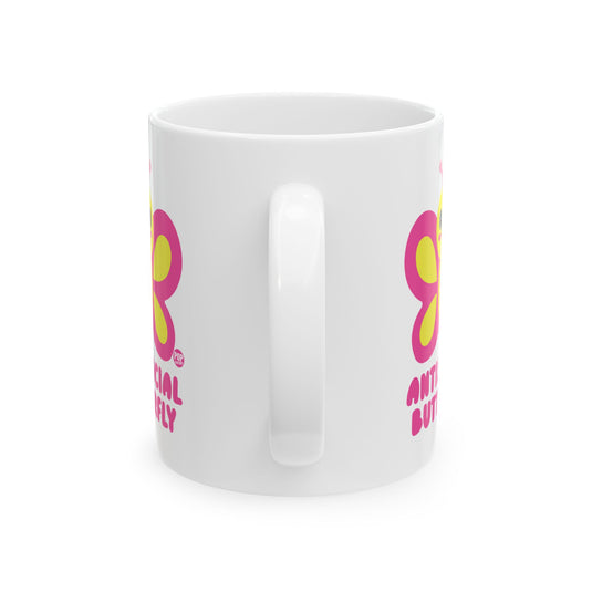 Antisocial Butterfly Mug