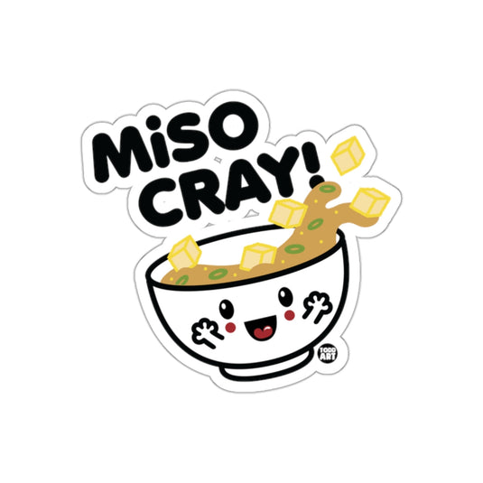 Miso Cray Cute Fun Cartoon Sticker for Your Collection