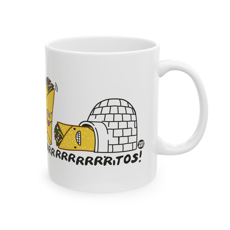 Load image into Gallery viewer, Burrrrritos Coffee Mug, Funny Burrito Mug
