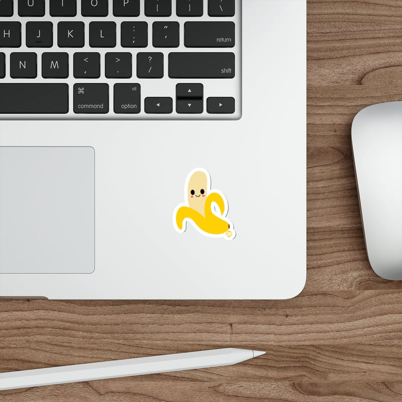 Load image into Gallery viewer, Cute Smiling Banana Sticker for Laptops and Notebooks
