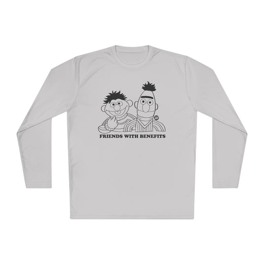 Friends with Benefits Long Sleeve Tee, Funny Friends Lightweight Long Sleeve Tee