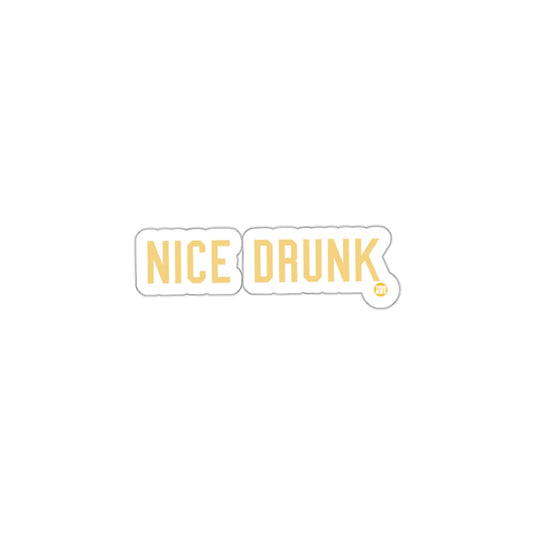 Amusing Nice Drunk Sticker for Fun Product